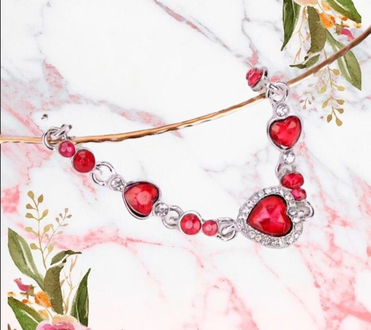 Love Heart Chain Adjustable Bracelet