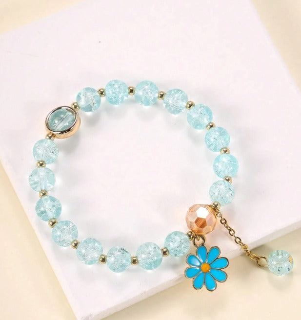 Crystal Flower Bracelet