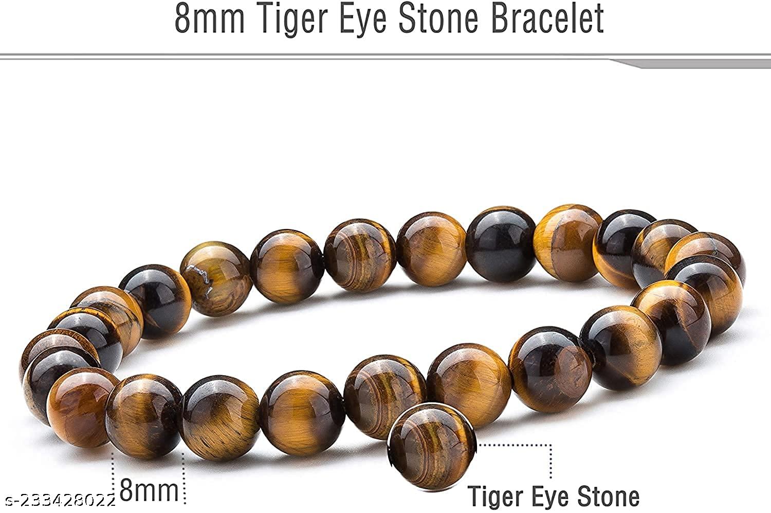 Tiger Eye Beads Bracelets Adjustable