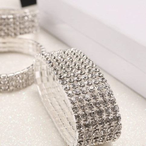 6 Layer Diamond Stretchable Bracelet
