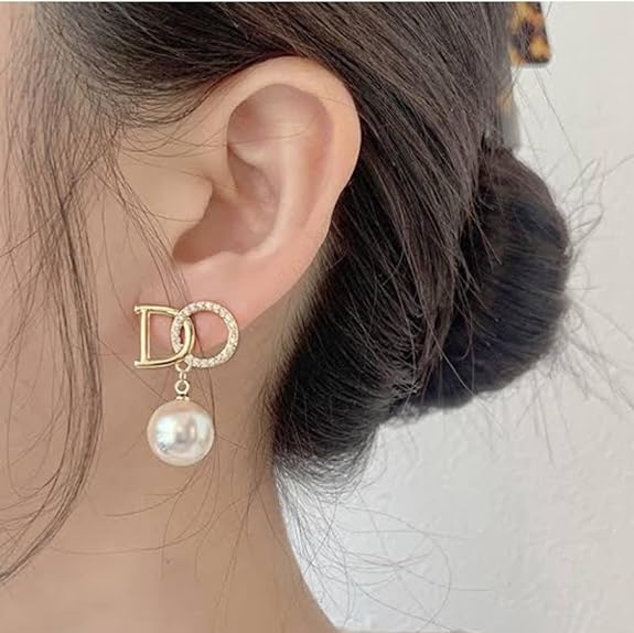 Alphabet Pearl Drop / Stud Earring