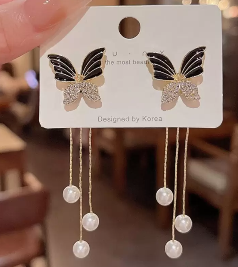Butterfly Tassel Earring