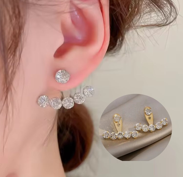 Crystal Zircon Drop / Stud Earring