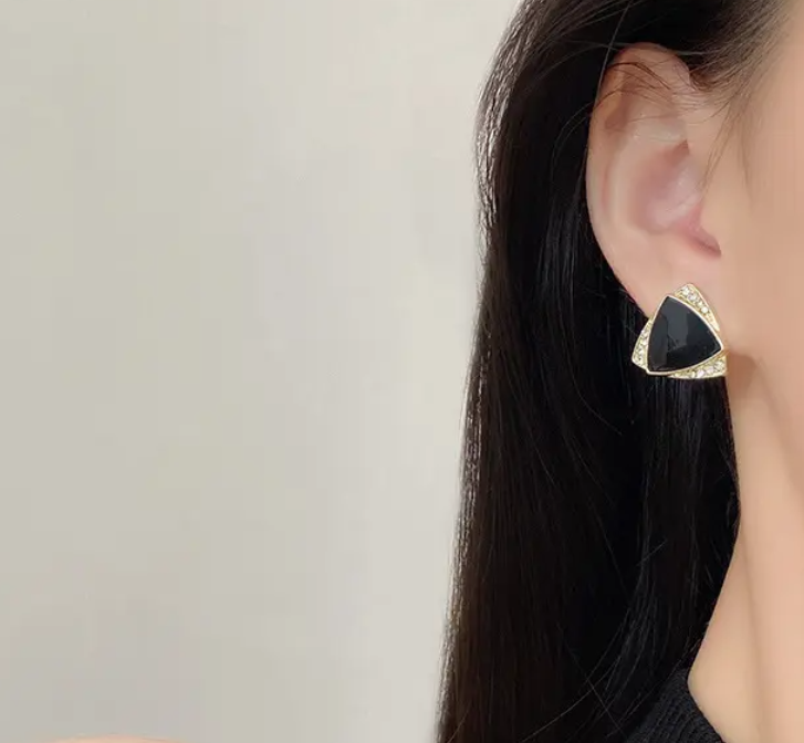 Triangle Geometric Stud Earrings