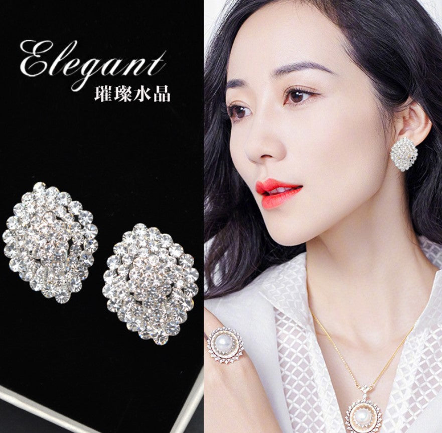 ZIRCON STUD KOREAN EARRINGS