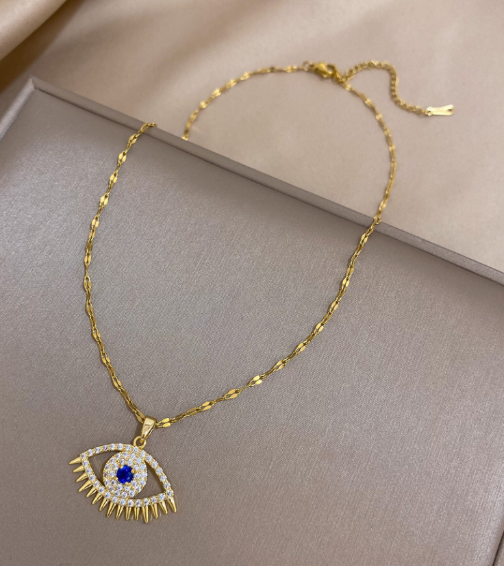 Evil Eye pendant chain Necklace