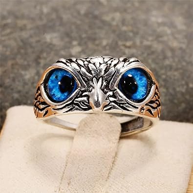 Owl Eyes Adjustable Finger Ring